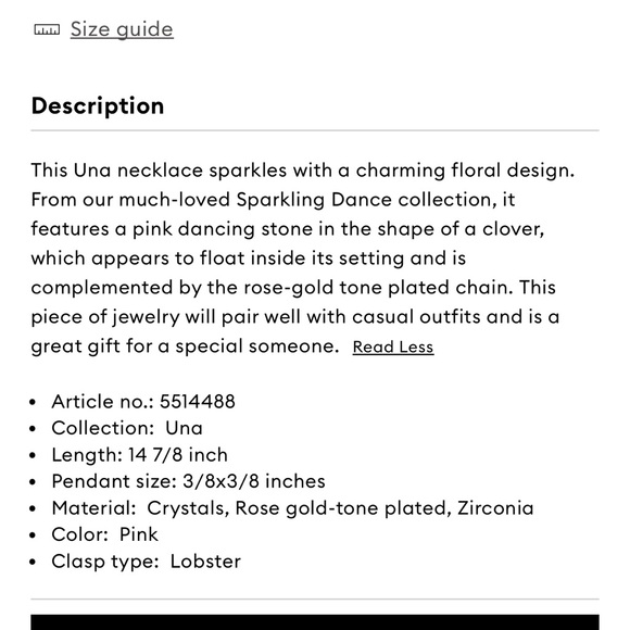 Swarovski Rose Gold and Pink Crystal Necklace - Picture 5 of 10